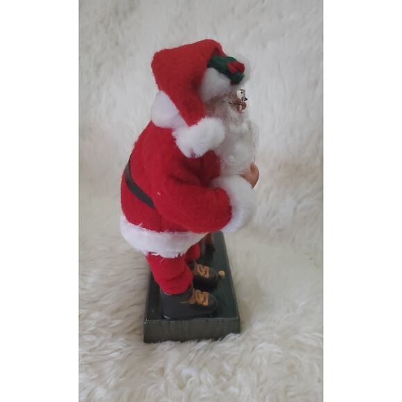 1999 Vintage Holiday Creations Musical Santa Scene w/reindeer - Picture 8 of 10